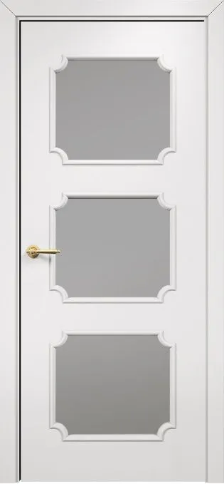 Двери в интерьере - Дверь Оникс Валенсия эмаль белая, сатинат графит