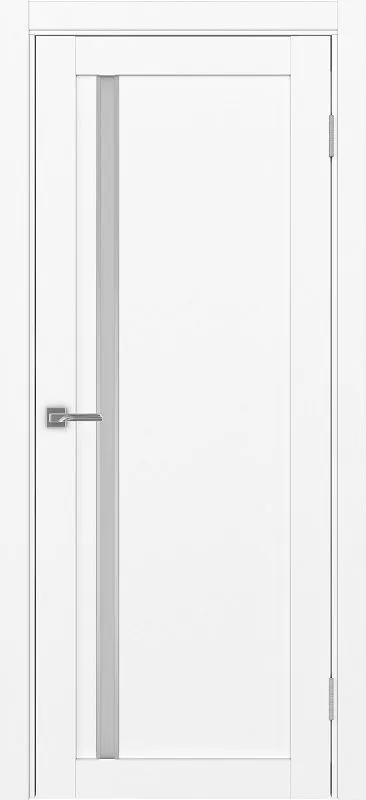 Двери в интерьере - Дверь Эко 527.121 АПС белый снежный молдинг SC, сатинат