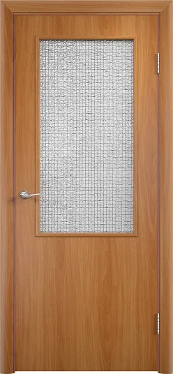 Двери в интерьере - Дверь V финиш-пленка миланский орех, армированное 58