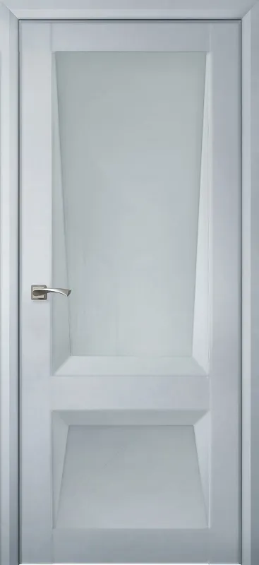 Двери в интерьере - Дверь ДР Perfecto экошпон 101 Barhat Light Grey, стекло Light Grey
