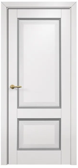 Двери в интерьере - Дверь Оникс Тоскана 2 эмаль белая/RAL 7040, глухая
