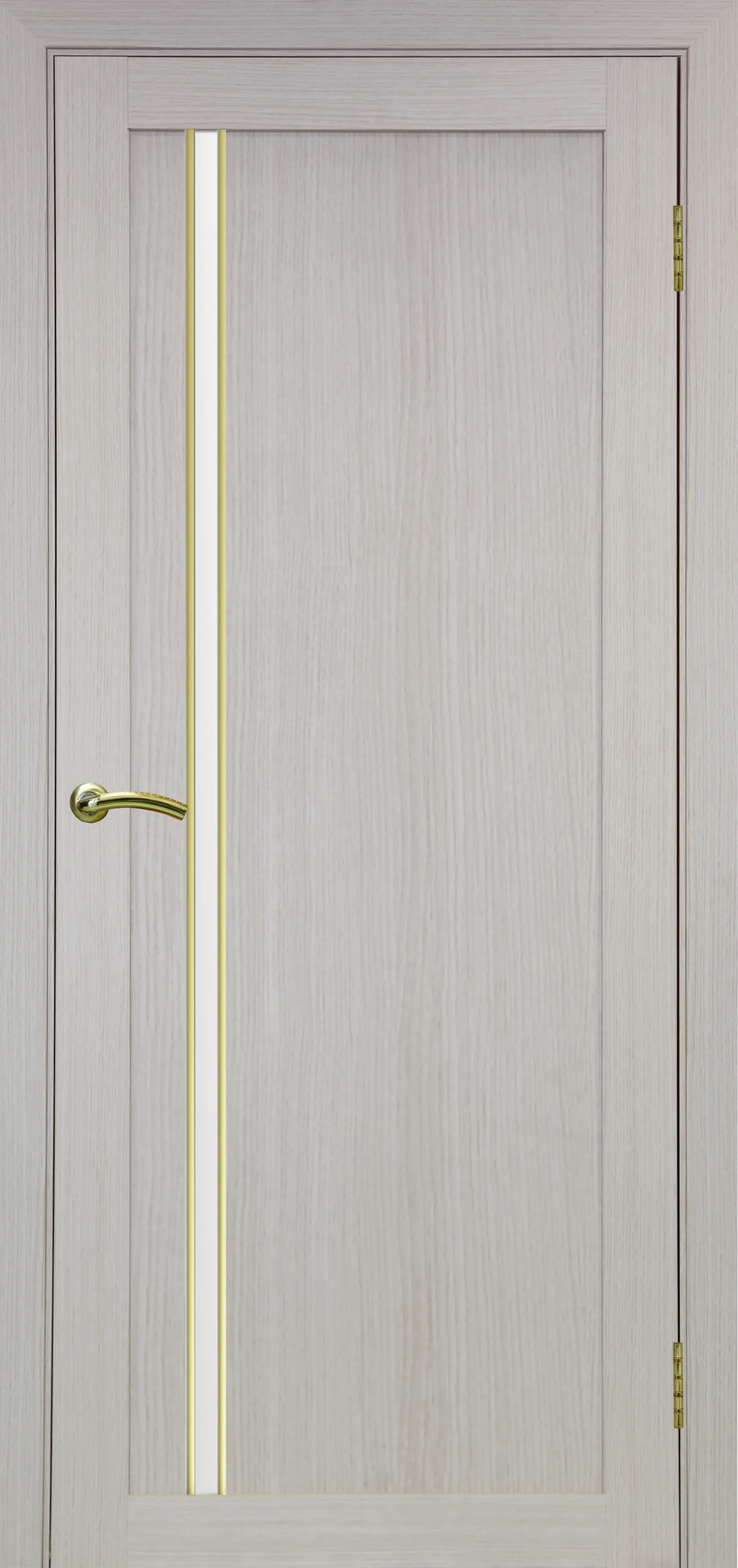 Двери в интерьере - Дверь Эко 527.121 АПС дуб беленый молдинг SG, сатинат