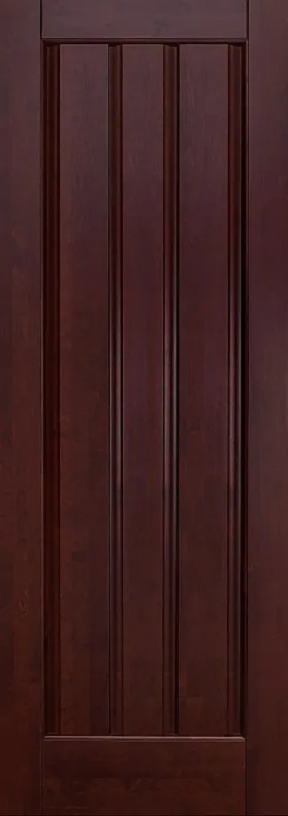 Двери в интерьере - Дверь ОКА массив ольхи Версаль махагон, глухая