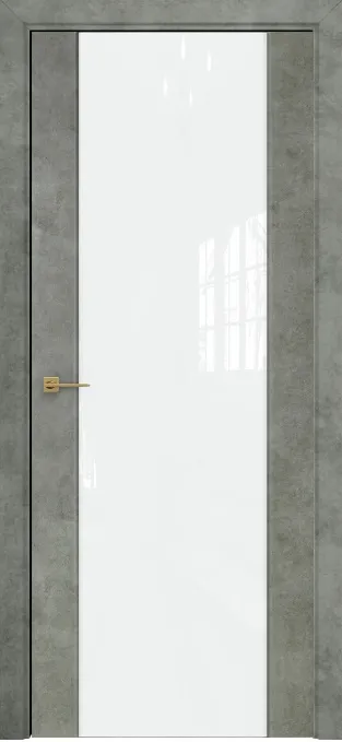 Двери в интерьере - Дверь Оникс Парма 1 бетон светлый, глухая лакобель RAL 0333