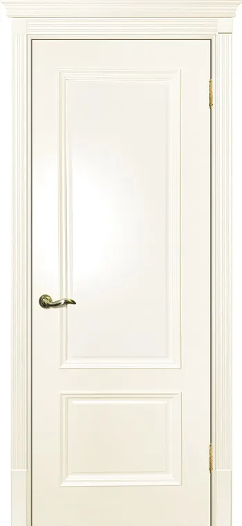 Двери в интерьере - Дверь Текона эмаль Smalta 07 слоновая кость RAL 1013, глухая