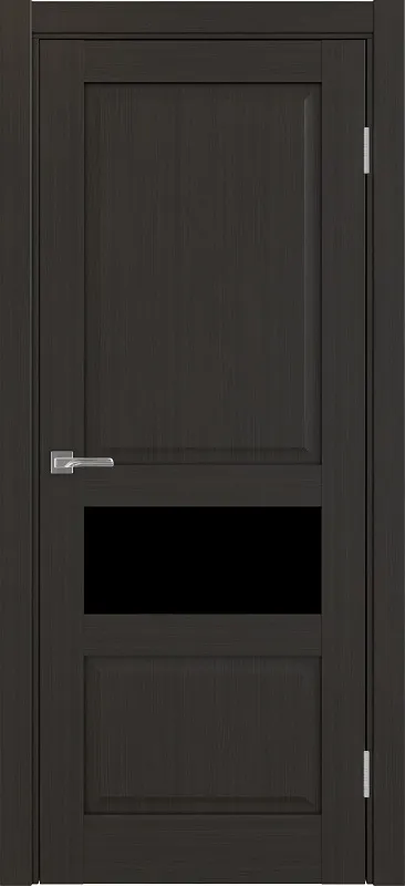 Двери в интерьере - Дверь Эко 631.121 ОФ3 венге, lacobel черный