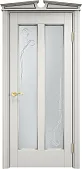 Схожие товары - Дверь Итальянская Легенда массив ольхи ОЛ102 белый грунт с патиной серебро, стекло 102-2