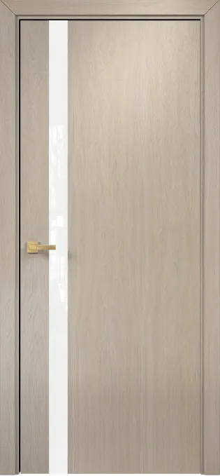 Двери в интерьере - Дверь Оникс Верона 1 мокко, триплекс белый