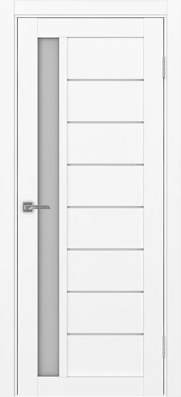 Двери в интерьере - Дверь Эко 554.21 белый снежный, сатинат