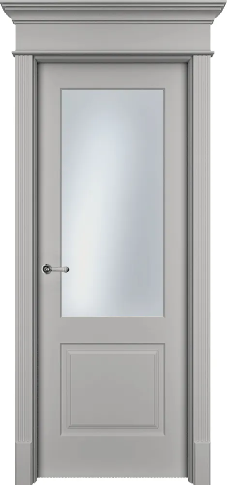 Двери в интерьере - Дверь Ассоль Нафта-2 эмаль серая, сатинато