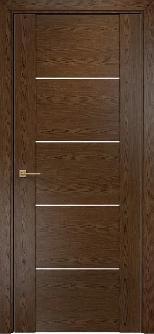 Двери в интерьере - Дверь Оникс Парма орех тангентальный, глухая с молдингом