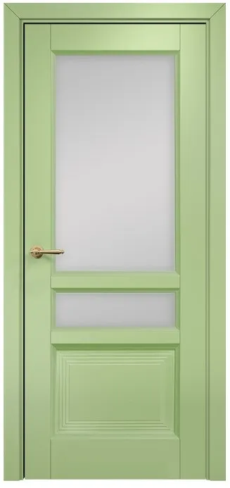 Двери в интерьере - Дверь Оникс Тоскана 3 эмаль фисташковая, сатинат белый