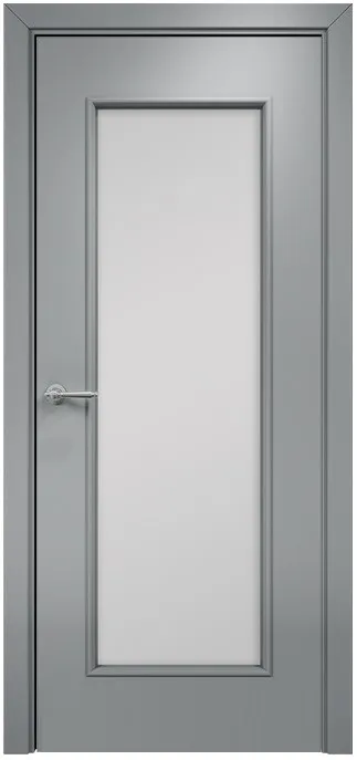 Двери в интерьере - Дверь Оникс Турин эмаль RAL 7040, сатинат