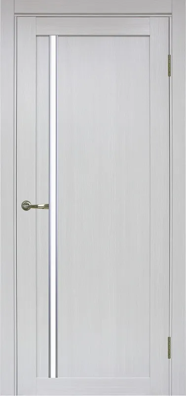 Двери в интерьере - Дверь Эко 527.121 АПС ясень серебристый молдинг SC, сатинат