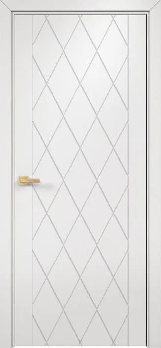 Двери в интерьере - Дверь Оникс Концепт №5 эмаль белая, глухая