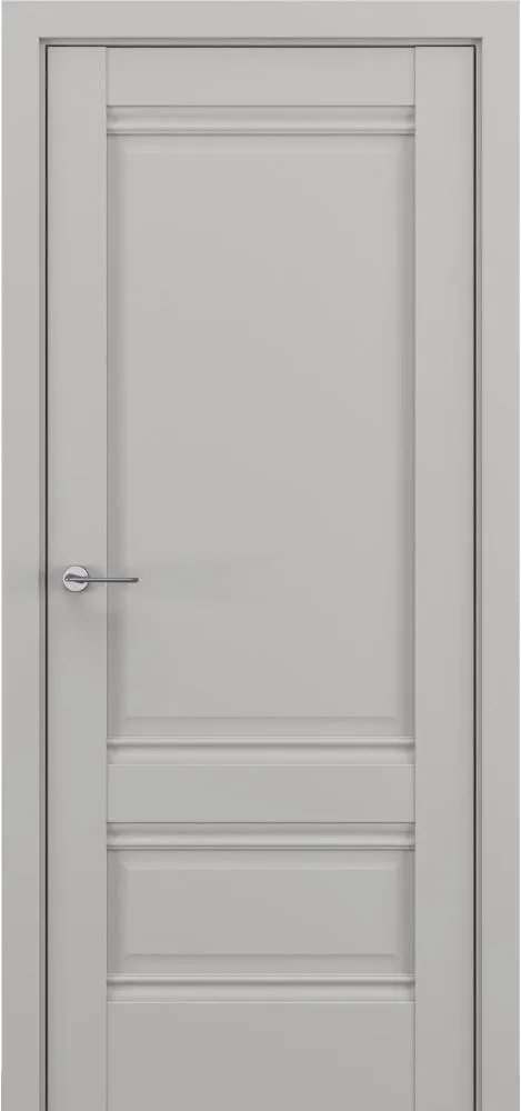 Двери в интерьере - Дверь Z Турин В4 экошпон серый, глухая