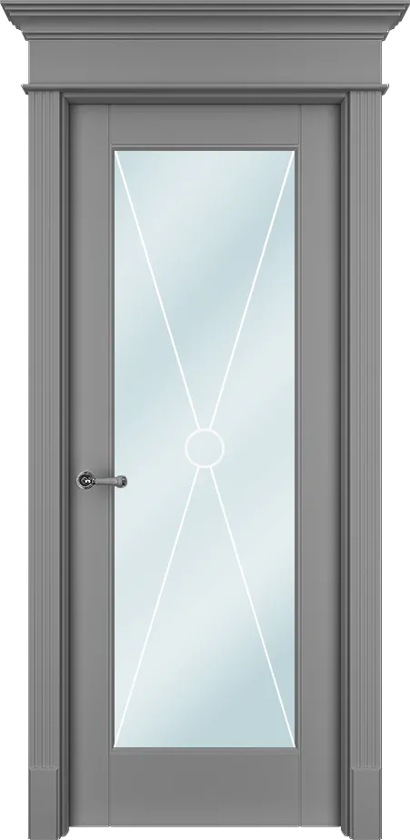 Двери в интерьере - Дверь ТанХОс эмаль серая, сатинат