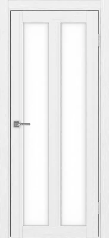 Двери в интерьере - Дверь Эко 521.22 белый лед, lacobel белый