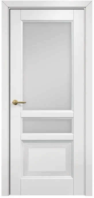 Двери в интерьере - Дверь Оникс Тоскана 3 эмаль белая, сатинат белый