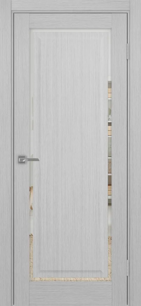 Двери в интерьере - Дверь Эко 601С.21 ОФ4 дуб серый, зеркало