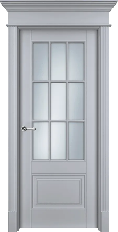 Двери в интерьере - Дверь Оксф2с эмаль RAL 7047, сатинат
