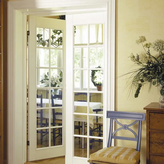 Дверь финская с четвертью PRO 12R MATTIOVI облегченная, под стекло, белая эмаль. Фото №5