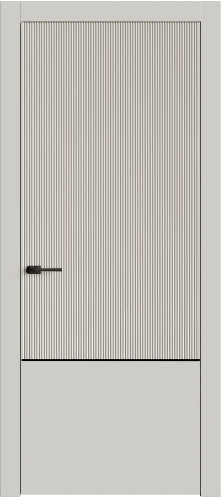 Двери в интерьере - Дверь Лайн10М эмаль латте, глухая