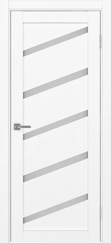 Двери в интерьере - Дверь Эко 506.112У белый снежный, сатинат