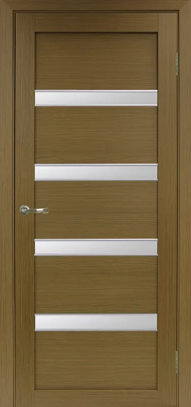 Двери в интерьере - Дверь Эко 505.12 АПС орех молдинг SC, сатинат