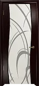 Схожие товары - Дверь Арт Деко Вэла венге, белый триплекс с рисунком