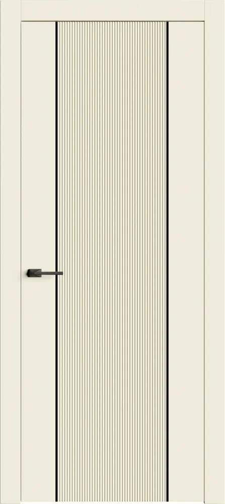 Двери в интерьере - Дверь Лайн3М эмаль RAL 9001, глухая