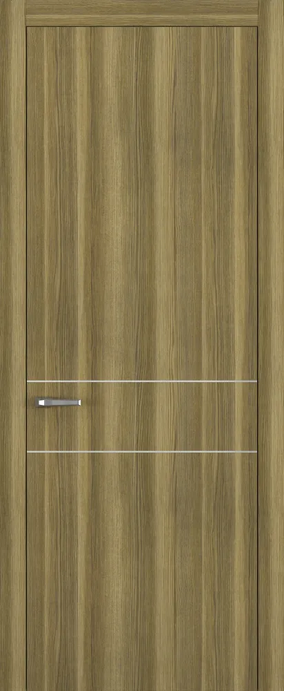 Двери в интерьере - Дверь Z K16 toppan дуб серый, молдинг серебро, глухая