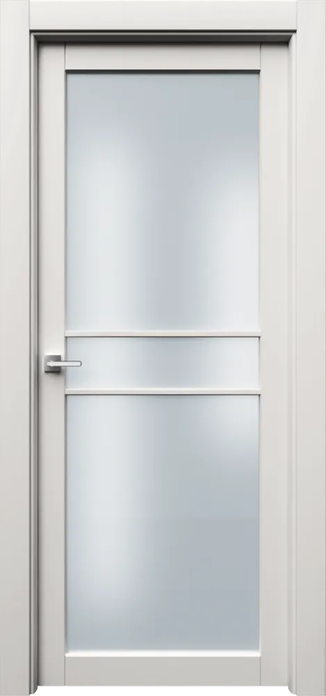 Двери в интерьере - Дверь Ронд2Р3с эмаль RAL 9010, сатинат