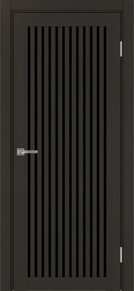 Двери в интерьере - Дверь Эко 543.2 венге, lacobel черный