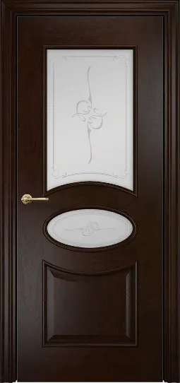 Дверь Оникс Эллипс палисандр, сатинат художественный Узор Эллипс