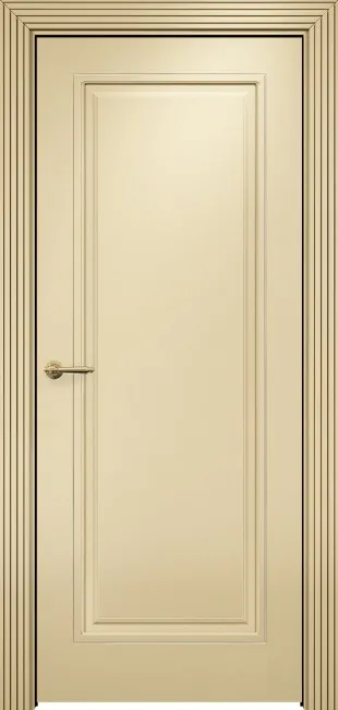 Двери в интерьере - Дверь Оникс Турин фрезерованная №3 эмаль RAL 1015 по МДФ, глухая