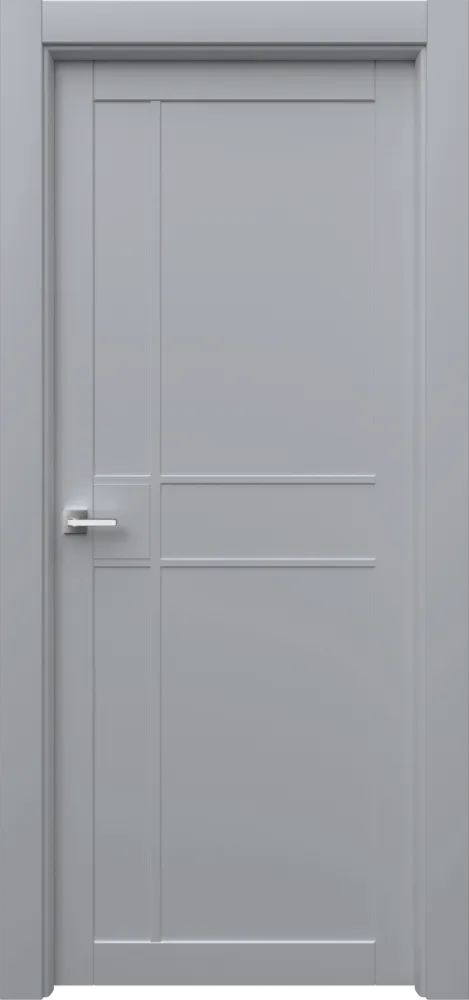 Двери в интерьере - Дверь Ронд2 эмаль RAL 7047, глухая