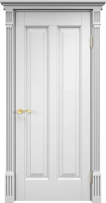 Двери в интерьере - Дверь ПМЦ массив ольхи ОЛ102 эмаль белая, глухая