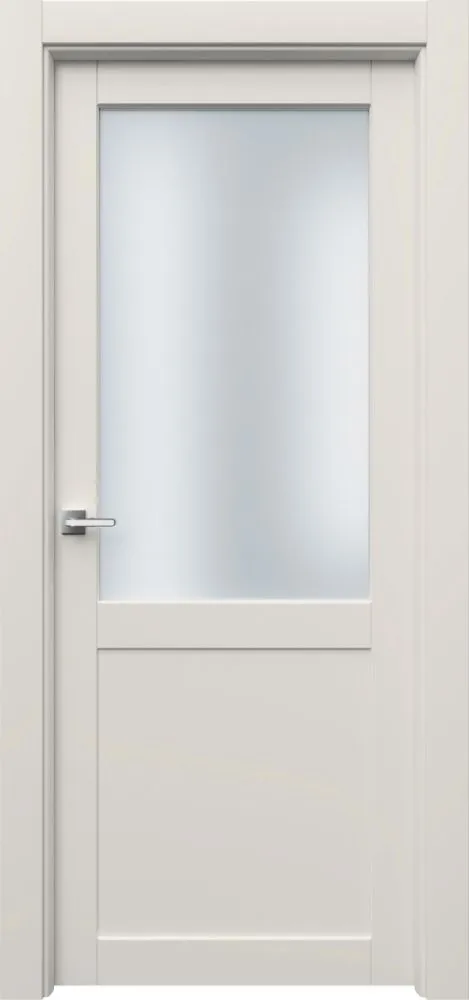 Двери в интерьере - Дверь Парн2с эмаль RAL 9001, сатинат