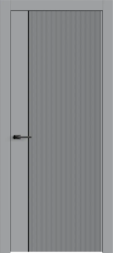 Двери в интерьере - Дверь Линнея-2М серая, глухая