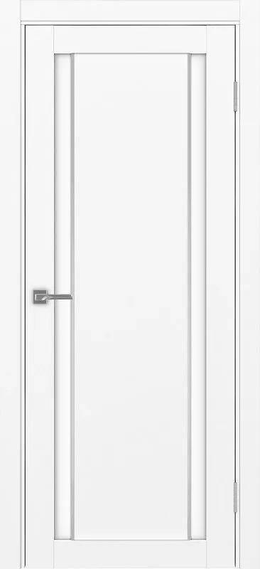 Двери в интерьере - Дверь Эко 522.212 АПП белый снежный молдинг SC, lacobel белый