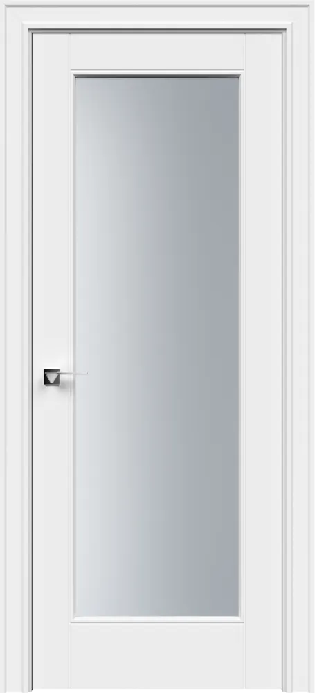 Двери в интерьере - Дверь ДелтС эмаль белая, сатинат