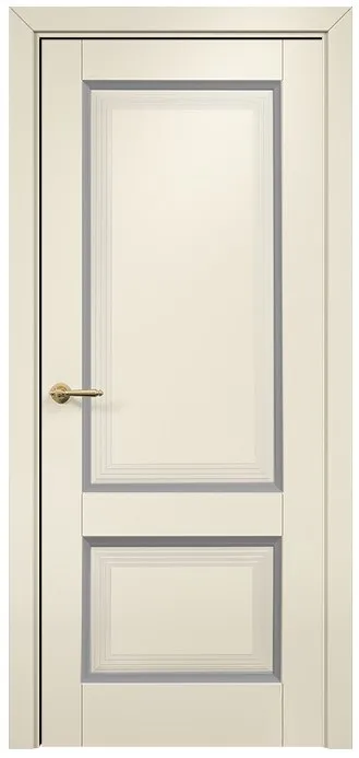 Двери в интерьере - Дверь Оникс Тоскана 2 эмаль слоновая кость/RAL 7040, глухая