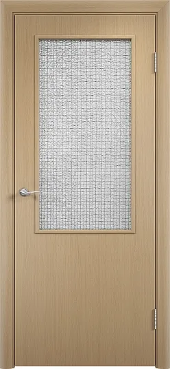 Двери в интерьере - Дверь V финиш-пленка беленый дуб, армированное 58
