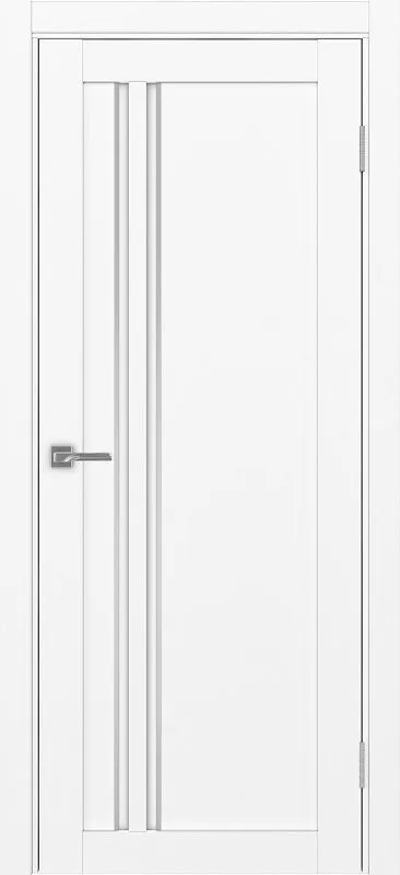 Двери в интерьере - Дверь Эко 525.121 АПС белый снежный молдинг SC, lacobel белый