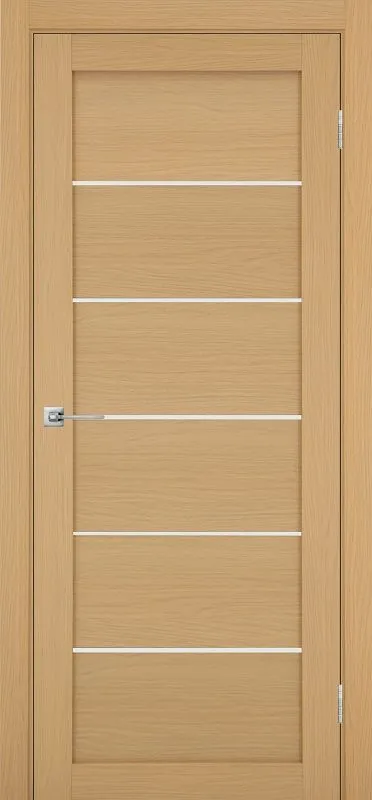 Двери в интерьере - Дверь Эко 506.12 ясень темный, lacobel белый