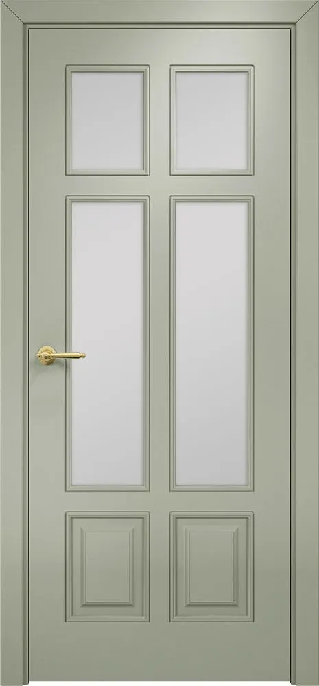 Двери в интерьере - Дверь Оникс Гранд фрезерованная эмаль RAL 7038 по МДФ, сатинат