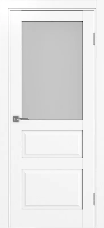 Двери в интерьере - Дверь Эко 631.211 ОФ3 белый снежный, сатинат