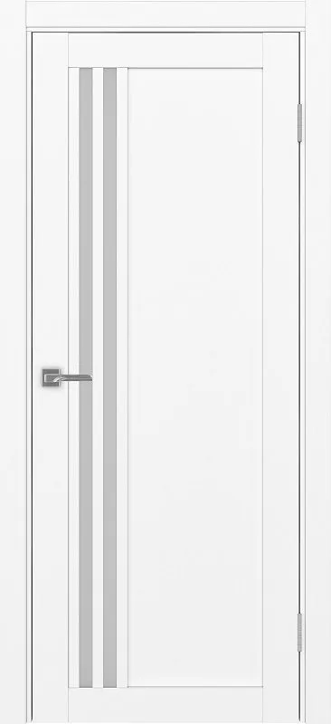 Двери в интерьере - Дверь Эко 555.21 белый снежный, сатинат