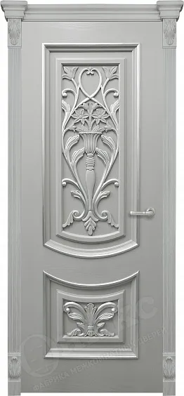 Двери в интерьере - Дверь Оникс Элит эмаль серая RAL 7038, глухая